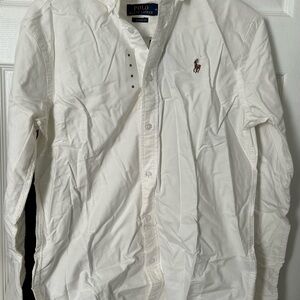 Ralph Lauren White Womens Button-Down Shirt, Brand new with tags!